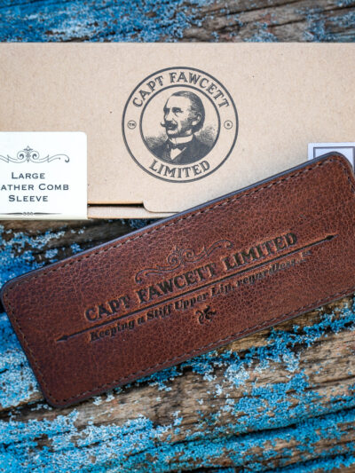 Captain Fawcett - Leather Beard Comb Case