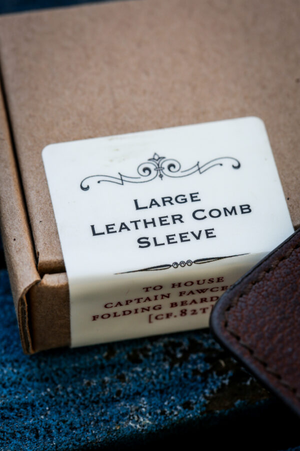 Captain Fawcett - Leather Beard Comb Case - Image 4