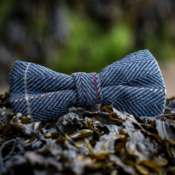 Marc Darcy - Eton Navy Tweed Bow Tie