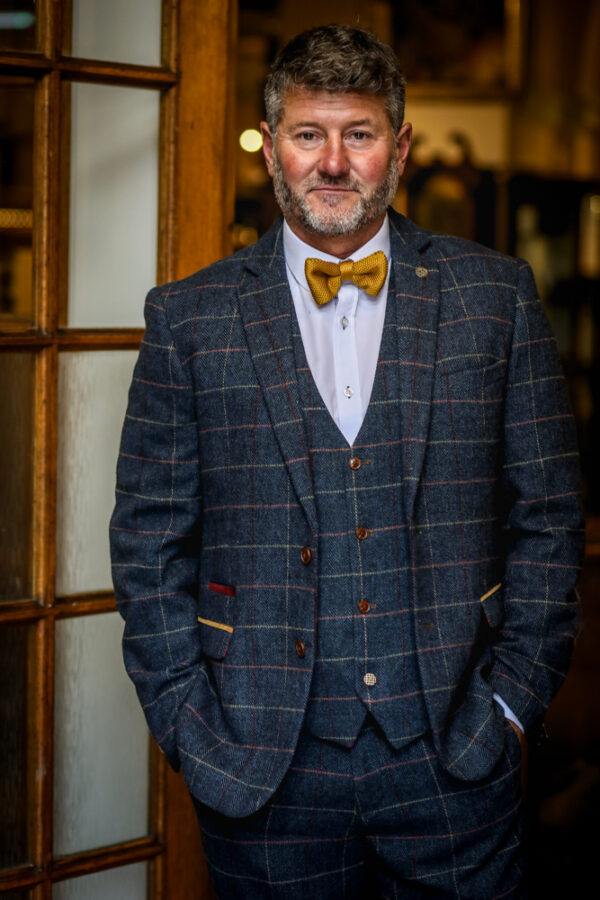 Marc Darcy - Eton Navy Tweed Blazer - Image 2