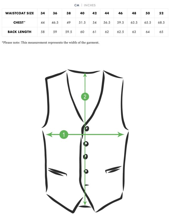 Marc Darcy - Dion Blue Tweed Waistcoat - Image 2