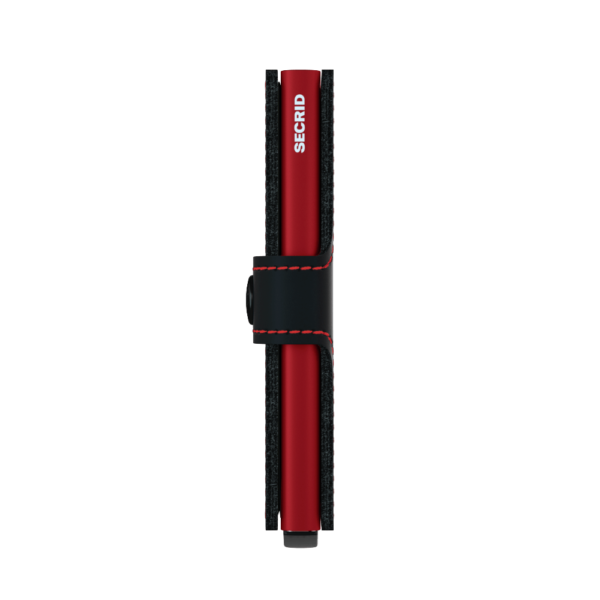 Secrid Miniwallet - Matte Black & Red - Image 4