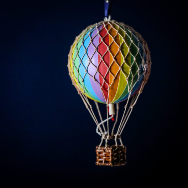 Hot Air Balloon - Rainbow (Various Sizes)