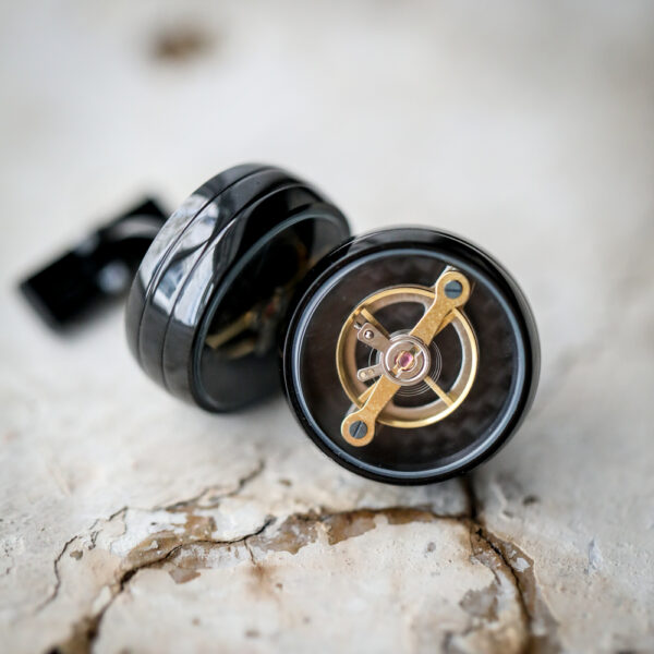 Unique & Co Cufflinks - Watch Movement Black