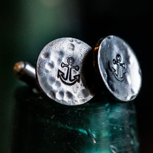 Handmade Silver Whitby Cufflinks
