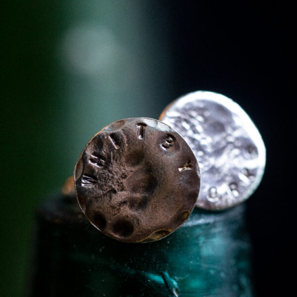 Handmade Silver Whitby Cufflinks