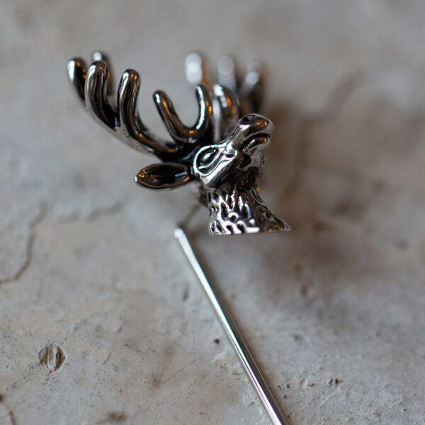 Stags Head - Lapel Pin