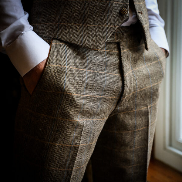Marc Darcy - Ted Tan Tweed Trousers