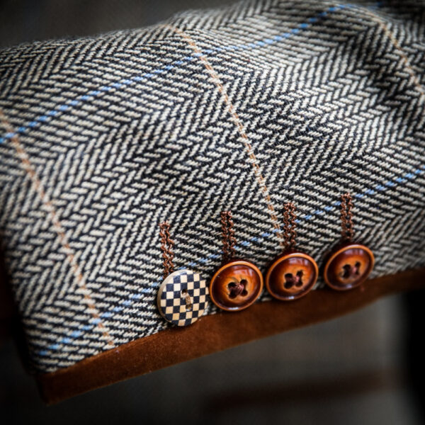 Marc Darcy - Ted Tan Tweed Blazer - Image 2