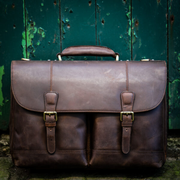 Ashwood - Mud Brown Henry Briefcase