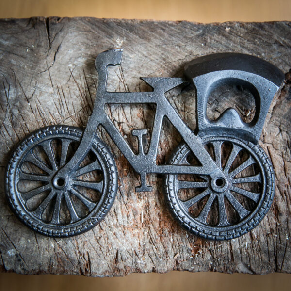 Cast Iron Bicycle Wall Mounted Bottle Opener