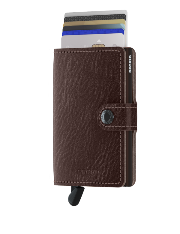 Secrid Miniwallet - Veg Tanned Espresso Brown - Image 4