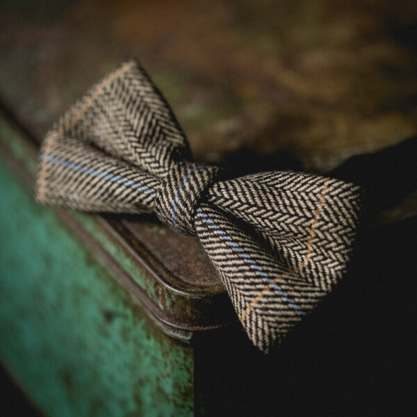 Marc Darcy - Ted Tweed Check Bow Tie - Tan