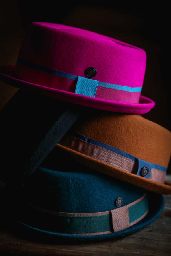 Dasmarca Porkpie Hat - Leo Rust - Image 2