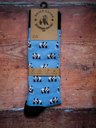 Swole Panda Bamboo Socks - Panda