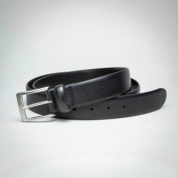 Ibex - Black Leather Belt 32mm - Image 3