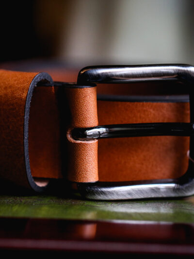 Ibex - Tan Leather Belt - Square Tip