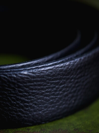 Ibex - Black Leather Belt 32mm