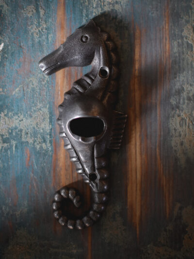 Cast Iron Wall Mounted Seahorse Bottle Opener
