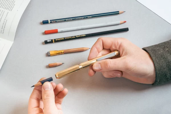 Makers Cabinet - Ferrule - Brass Pencil Extender - Image 4