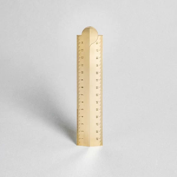 Makers Cabinet - Stria - Brass Folding Ruler - Image 5