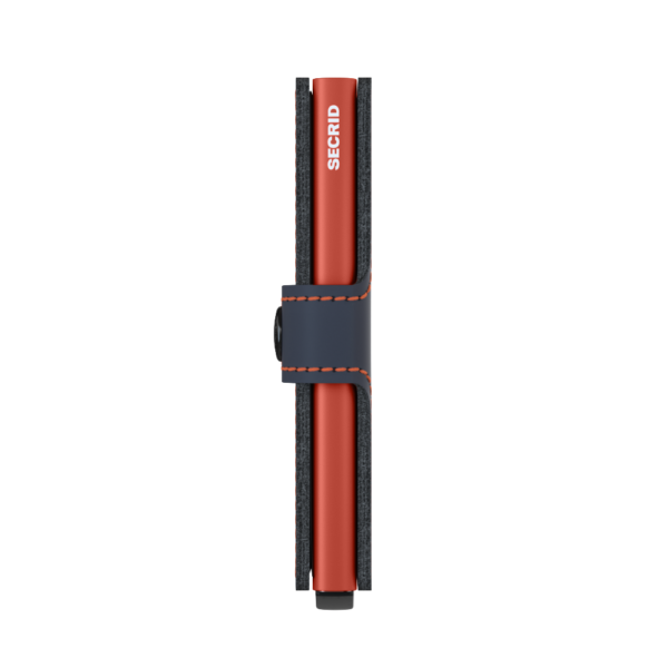 Secrid Miniwallet - Matte Nightblue & Orange - Image 2