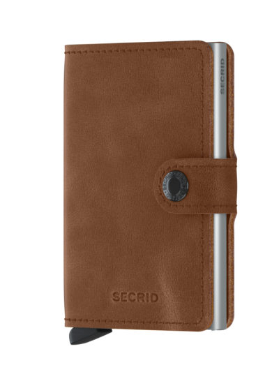 Secrid Miniwallet - Vintage Cognac Silver