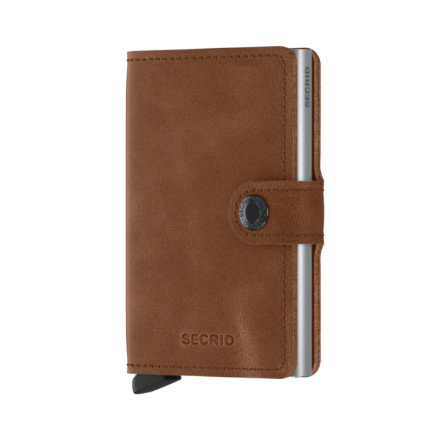 Secrid Miniwallet - Vintage Cognac Silver