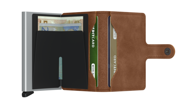 Secrid Miniwallet - Vintage Cognac Silver - Image 4