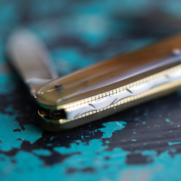 Taylor's Eye Witness - Handmade Twin Blade Pen Knife - Oxhorn - Image 5