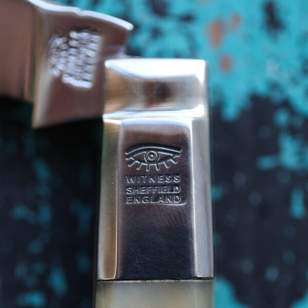 Taylor's Eye Witness - Handmade Barlow Pocket Knife - Oxhorn - Image 5