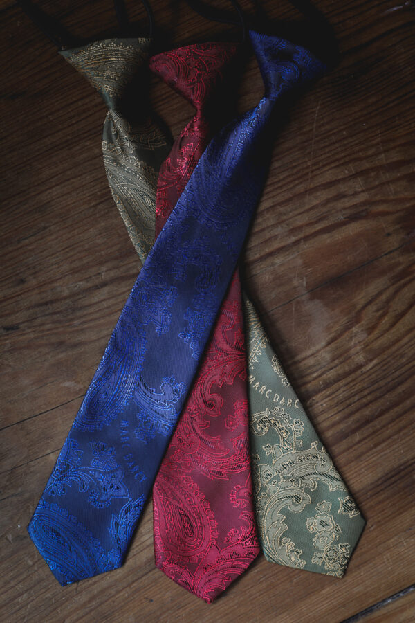 Marc Darcy - Children's Silk Paisley Tie - Image 2