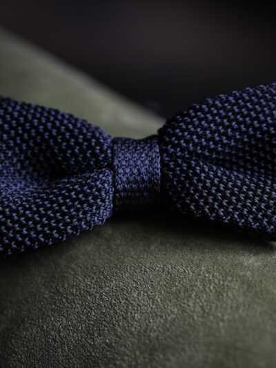 Marc Darcy - Knitted Bow Tie - Black