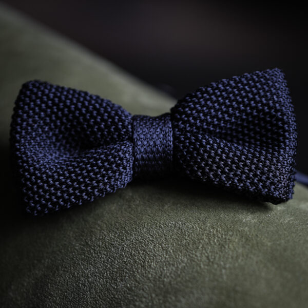 Marc Darcy - Knitted Bow Tie - Black
