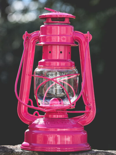 Feuerhand Baby Special 276 Hurricane Lantern - Pink