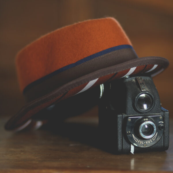 Dasmarca Porkpie Hat - Leo Rust - Image 3