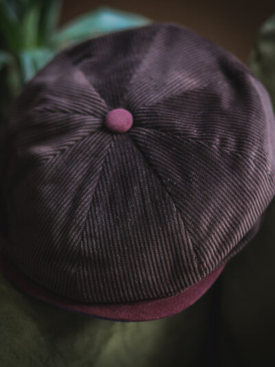Dasmarca Cord Newsboy Cap - Arlo Brown