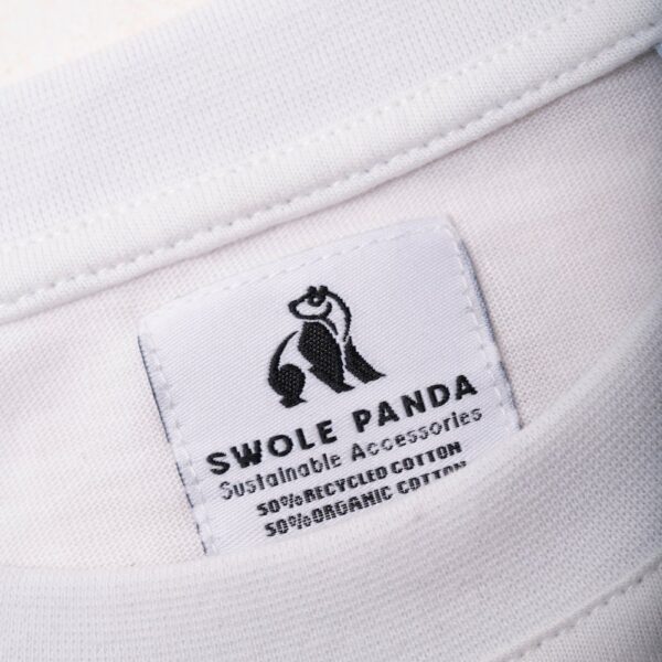 Swole Panda Refribra™ T-Shirt - White - Image 4