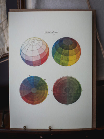 Colour Spheres - Greeting Card