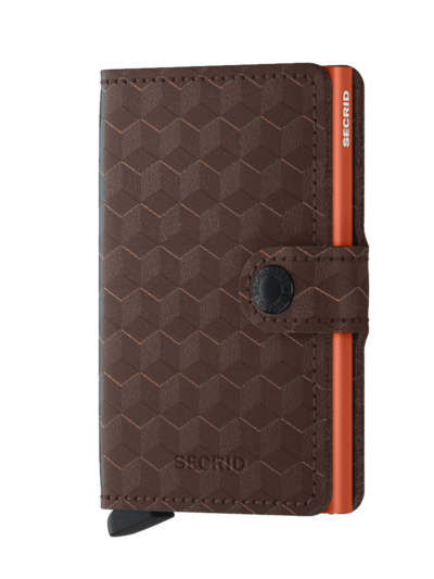 Secrid Miniwallet - Optical Brown/Orange