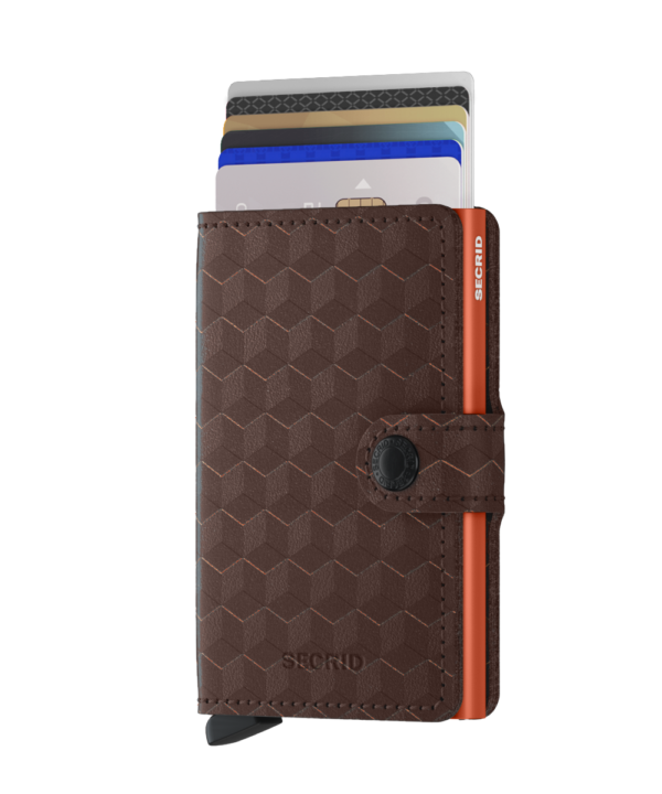 Secrid Miniwallet - Optical Brown/Orange - Image 2