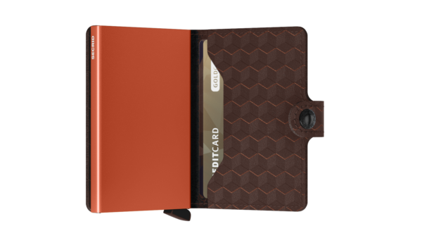 Secrid Miniwallet - Optical Brown/Orange - Image 4