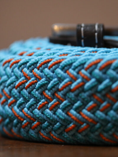 Swole Panda - Recycled Woven Belt - Sky Blue Weave