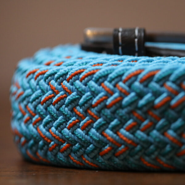 Swole Panda - Recycled Woven Belt - Sky Blue Weave