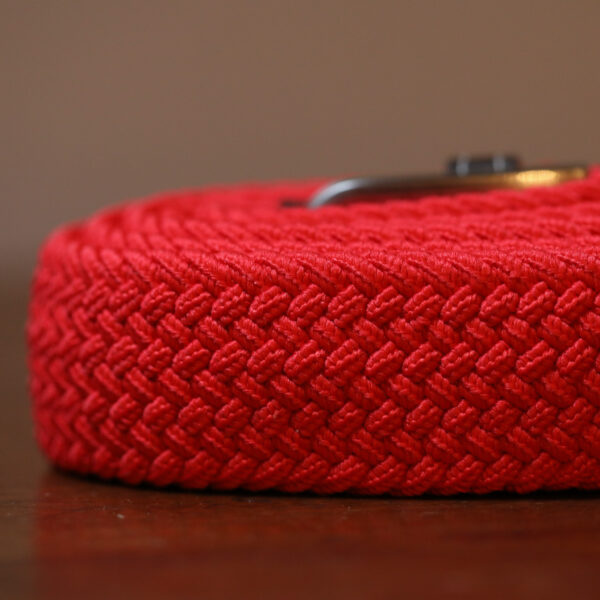 Swole Panda - Recycled Woven Belt - Classic Red