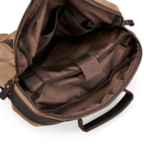 Kovered - Tamar Canvas Backpack - Tan - Image 9