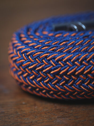 Swole Panda - Recycled Woven Belt - Orange Fine Weave