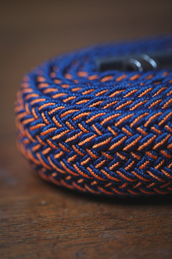 Swole Panda - Recycled Woven Belt - Orange Fine Weave