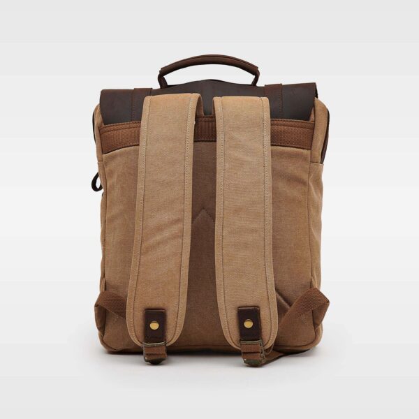 Kovered - Tamar Canvas Backpack - Tan - Image 3