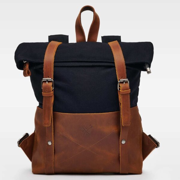 Kovered - Witham Canvas Backpack - Black - Image 5